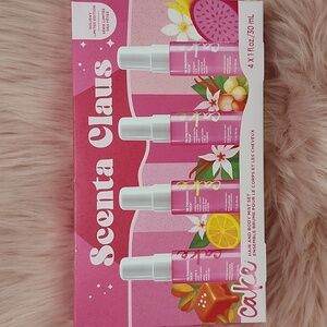 Brand New LIMITED EDITION CAKE "SCENTA CLAUS" HAIR & BODY MIST SET